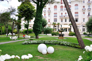 The Grand Hotel Rimini is the only five-star hotel in the city