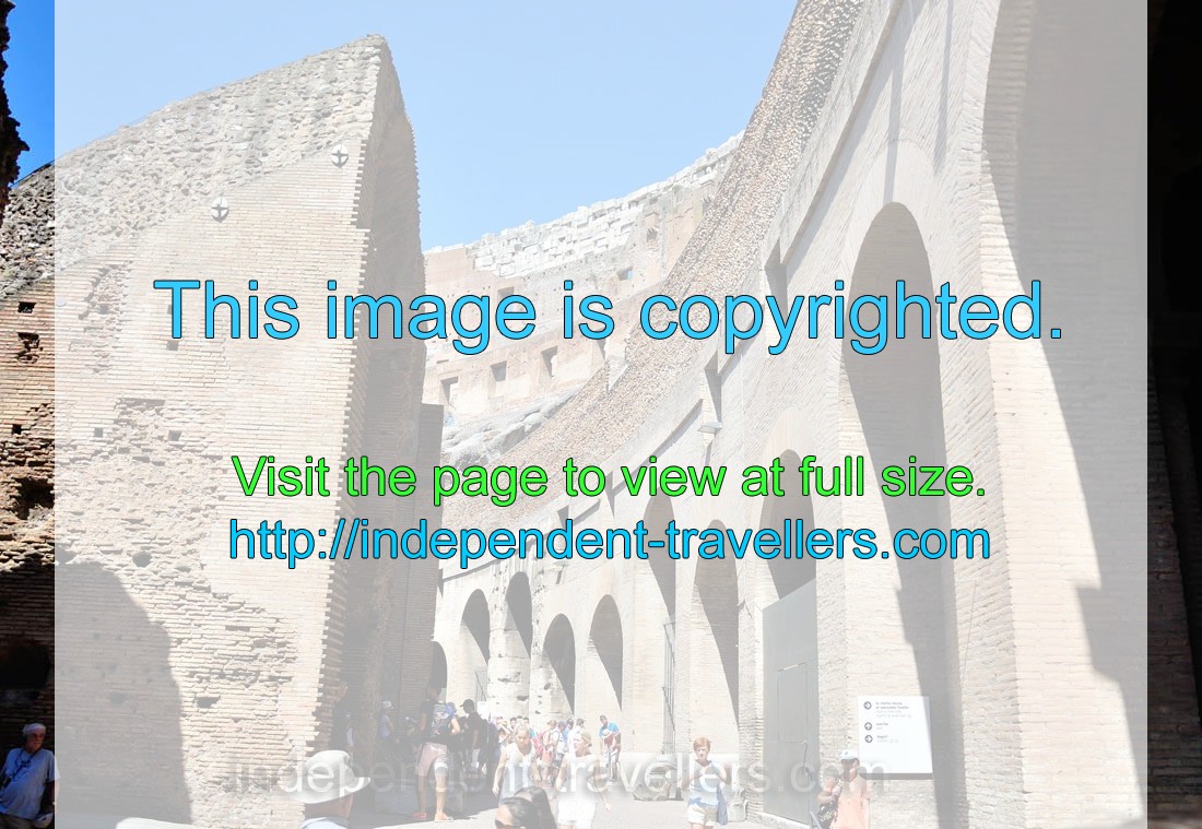 The Colosseum also known as the Flavian Amphitheatre