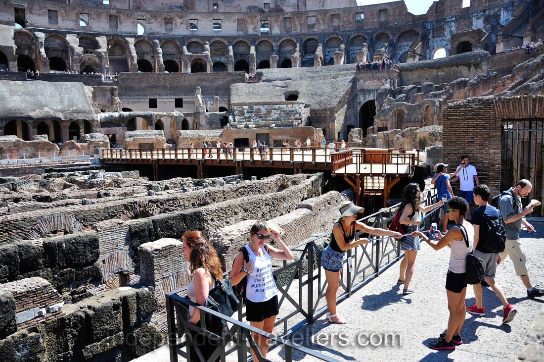 One of the viewing platforms for the tourists
