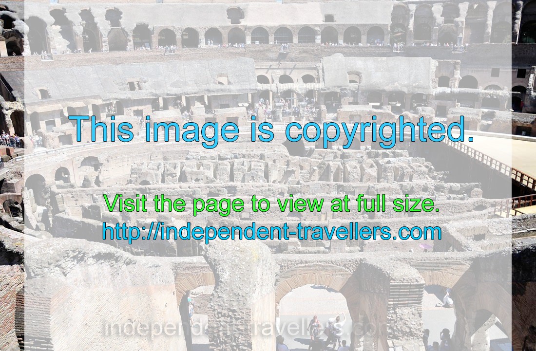 The present Colosseum is only a shadow of its former self, it had a majestic appearance in the past