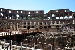 The Colosseum had an average audience of some 65,000