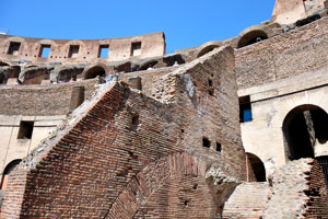 The Colosseum was used for gladiatorial contests and public spectacles