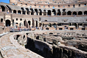 The Colosseum underwent several radical changes of use during the medieval period
