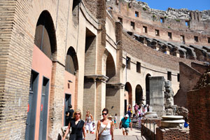 During the 16th and 17th century, Church officials sought a productive role for the Colosseum