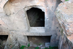 Dwellings at the first floor of the Insula Romana