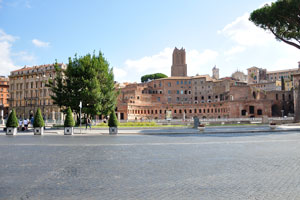 Trajan's Forum was the last of the Imperial fora to be constructed in ancient Rome