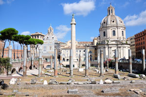 The Basilica Ulpia was an ancient Roman civic building located in the Forum of Trajan