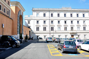Maronite College is located on the square of Saint Peter in Chains “Piazza di San Pietro in Vincoli”