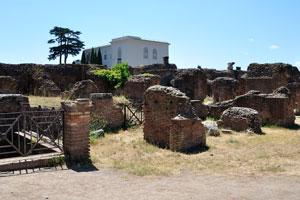 Domus Flavia is the palace of the Flavian family, built for the emperor's public life