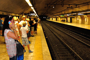 Colosseo is a station of the Rome Metro