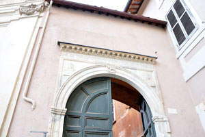 One of the entrances to the hospital of Azienda Ospedaliera San Giovanni Addolorata