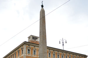 Lateran Obelisk is the largest standing ancient Egyptian obelisk in the world, weighing over 230 tons