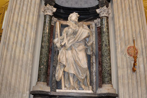Statue of St. James the Less by Angelo de Rossi in the Archbasilica of St. John Lateran