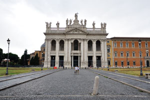 The Archbasilica and its adjoining buildings have an extraterritorial status as one of the properties of the Holy See