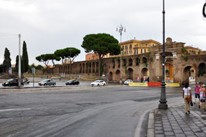 Porta San Giovanni is a gate in the Aurelian Wall of Rome, named after the nearby Basilica of St. John in the Lateran