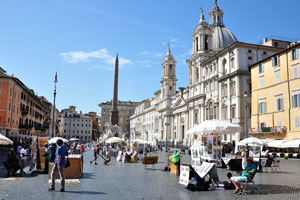 Piazza Navona looking south