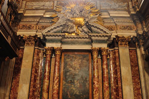 Saint Francis Xavier Chapel was designed by Pietro da Cortona