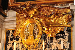The altar of the Saint Francis Xavier Chapel