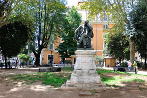 The monument to Frederick Seismit-Doda was built by Eugenio Maccagnani “1906”