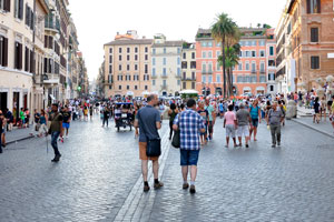 Piazza di Spagna is one of the most famous squares in Rome