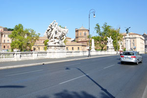 Ponte Vittorio Emanuele II is a bridge constructed by the architect Ennio De Rossi
