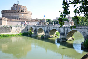 The bridge of Ponte Sant'Angelo