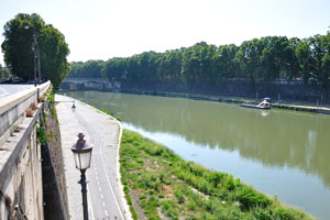 The Tiber is the third-longest river in Italy
