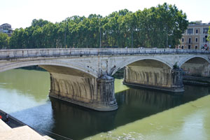 The bridge of Ponte Umberto I