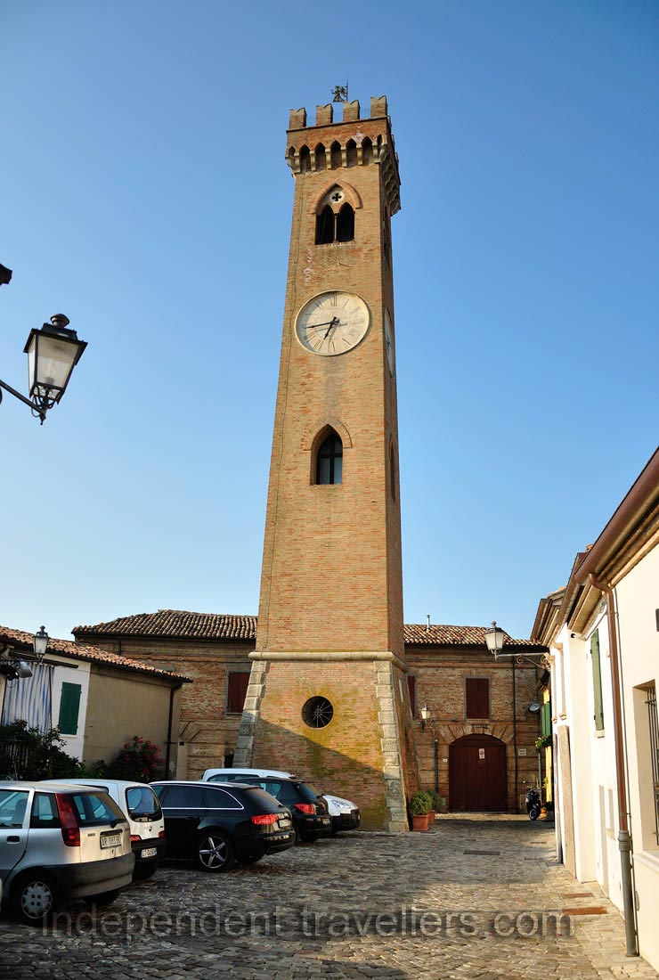 The clock tower was built in 1893 and is one of the most interesting buildings of the town