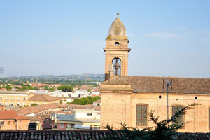 The bell tower of Collegiate church