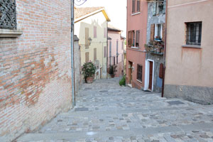 The street of Via della Costa