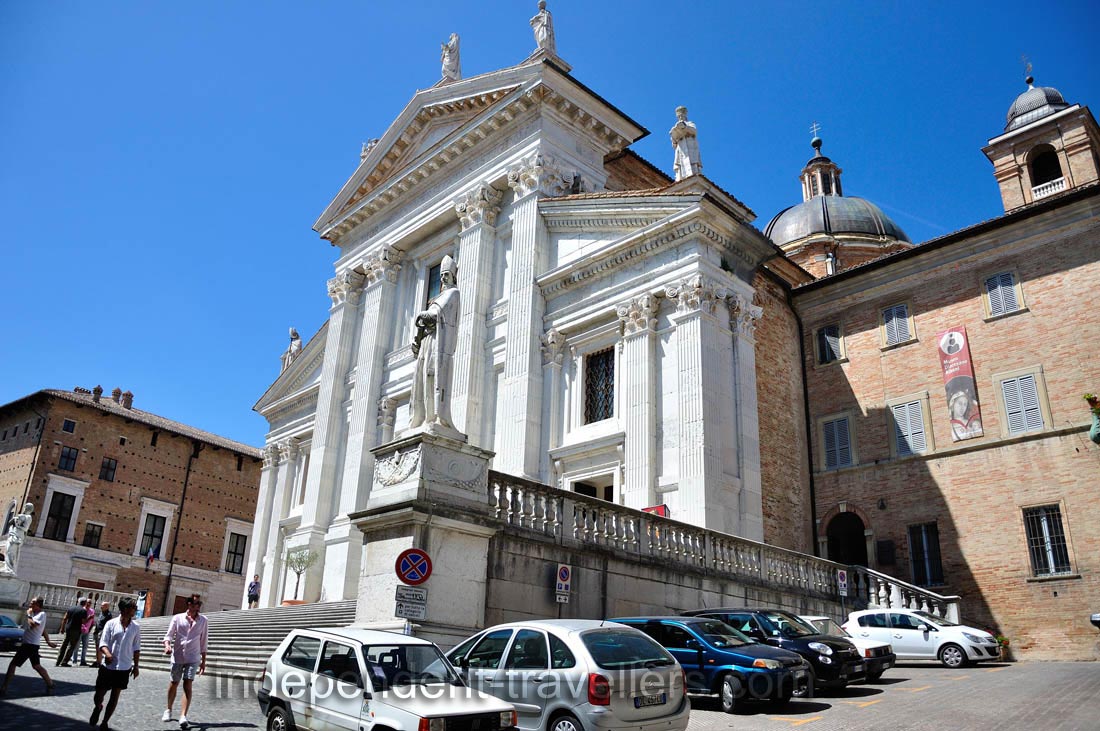 Urbino Cathedral is a Roman Catholic cathedral dedicated to the Assumption of the Blessed Virgin Mary