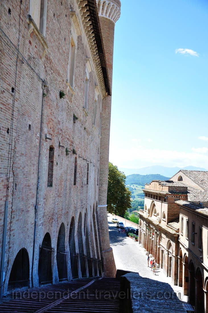 View of the Ducal Palace from Corso Giuseppe Garibaldi street