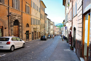 Via Giuseppe Mazzini street is the longest in the city