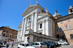 Urbino Cathedral is a Roman Catholic cathedral dedicated to the Assumption of the Blessed Virgin Mary