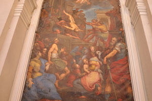 One of the paintings is inside the San Domenico church