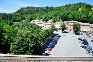 Piazza del Mercatale as seen from above