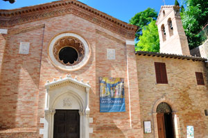 The facade of “Oratorio di San Giovanni Battista” building