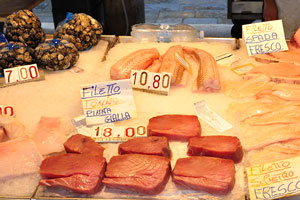 The price range of the fish fillet is from €10.80 to €22.50