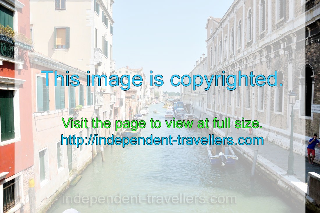 Rio dei Mendicanti is a Venice canal forming the boundary between the district of Cannaregio and Castello