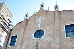 The church of Sant'Aponal is found beside the house where we lived