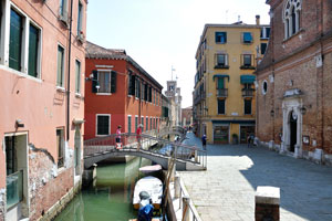 View of the Venetian Arsenal from San Martino