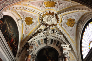 Ceiling inside the “San Giovanni in Bragora” church
