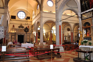 Inner interior of the Santa Maria Formosa church
