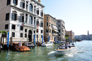 Aman Canal Grande Venice Resort and the Rialto Bridge