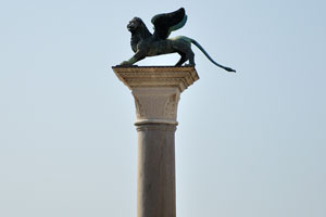 Column of St Mark “A winged lion”