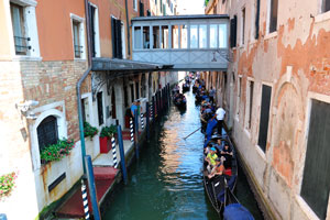 The Rio del Vin is a Venetian canal in the Castello district