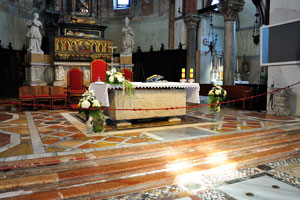 The Church of Santa Maria e San Donato is known for its twelfth century Byzantine mosaic pavement