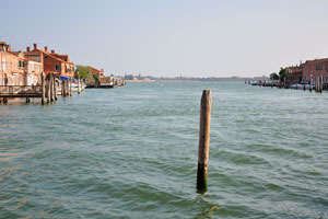 View of Venice from the corner between the Fondamenta Marco Giustinian and Riva Longa streets