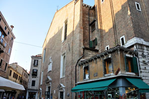 Facade of the Santi Apostoli church